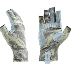 Devaux Bonnets, Tours De Cou & Gants^Gants Homme River And Salt - Gris/Camo