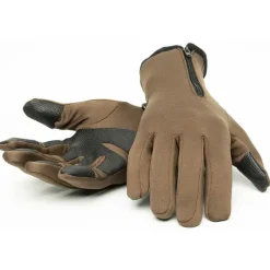 Trakker Bonnets, Tours De Cou & Gants^Gants Homme Thermal Stretch Gloves - Kaki
