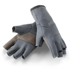 Orvis Bonnets, Tours De Cou & Gants^Gants Fingerless Fleece Glove - Gris
