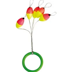 Guide Fil Autain Indicateur Fluo Oval Bicolore - Par 5