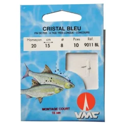Hamecon Monte Coup Vmc Cristal Bleu - 15Cm - Par 10