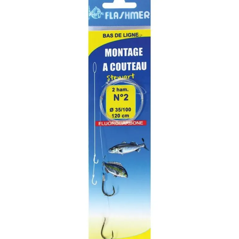 Flashmer Hameçons^Hamecon Monte A Couteau