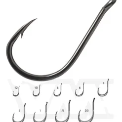 VMC Hameçons^Hamecon Simple Mer Chinu 7136 - Black Nickel