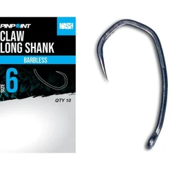 Hameçon Carpe Nash Claw Long Shank Barbless