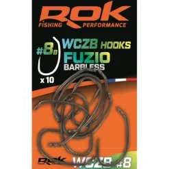 Hameçon Carpe Rok Fishing Fuzio Barbless