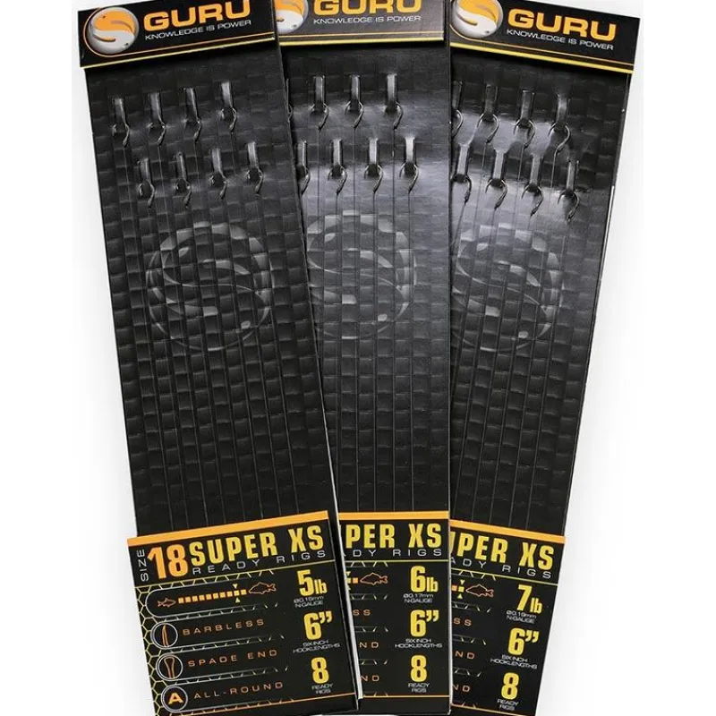 Guru Feeder^Hameçon Monté Super Xs Spade Pole Rigs 6”