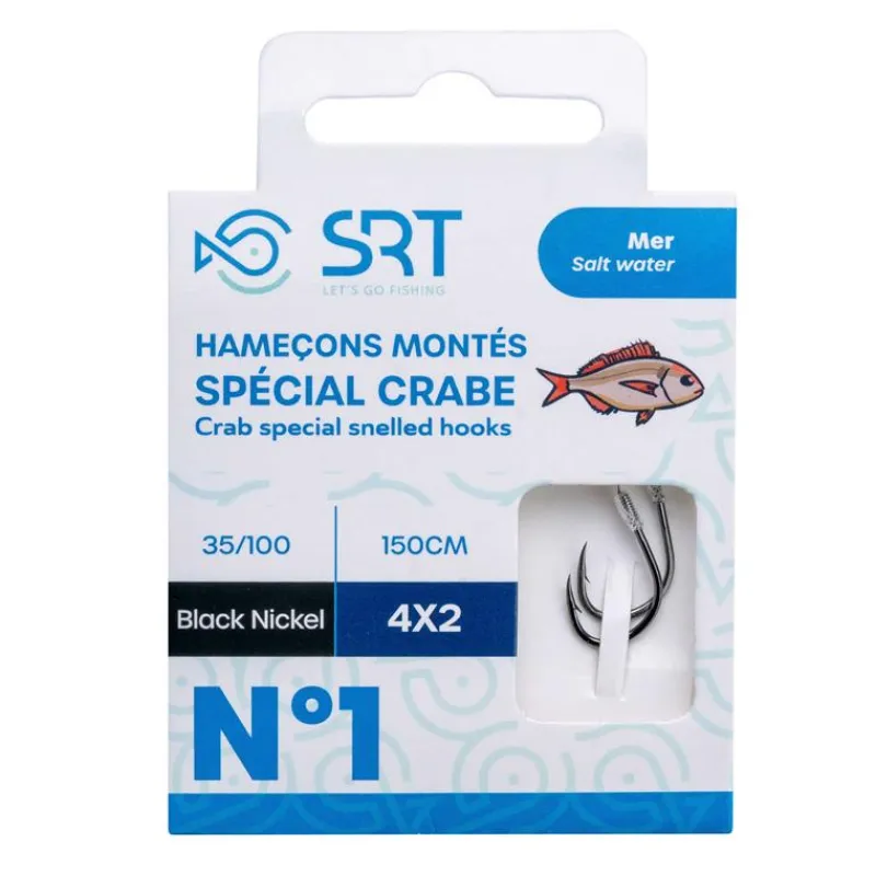 SRT Hameçons^Hameçon Monté Special Crabe