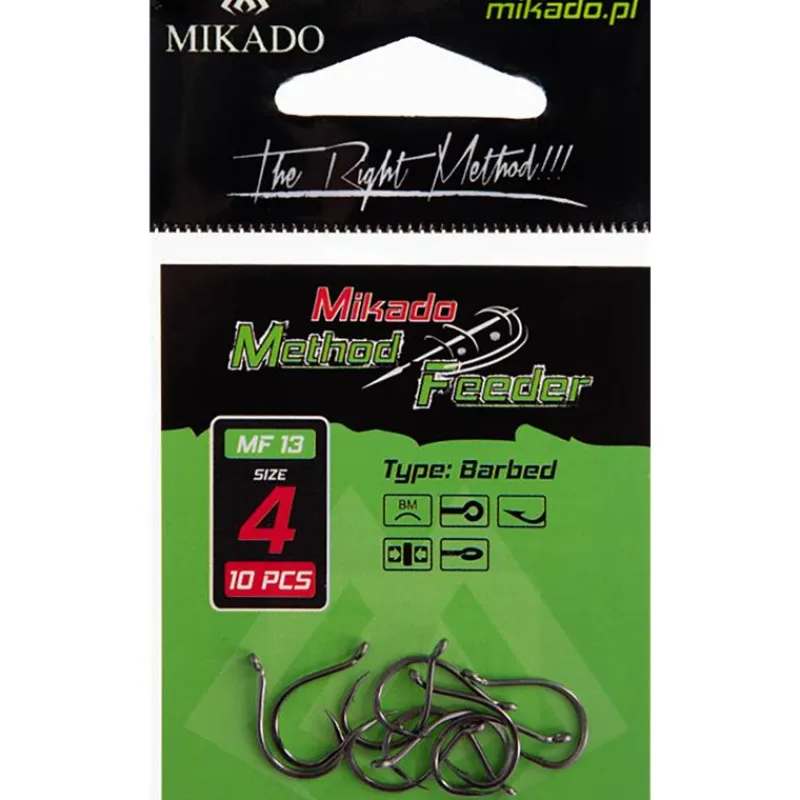 Mikado Feeder^Hameçon Simple Method Hooks Hmf13