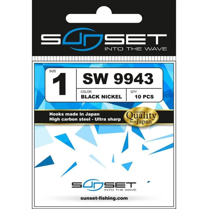 Sunset Hameçons^Hameçon Simple Sunhooks Sw 9943Bn