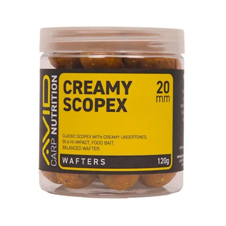 Hookbait Avid Carp Creamy Scopex Wafter