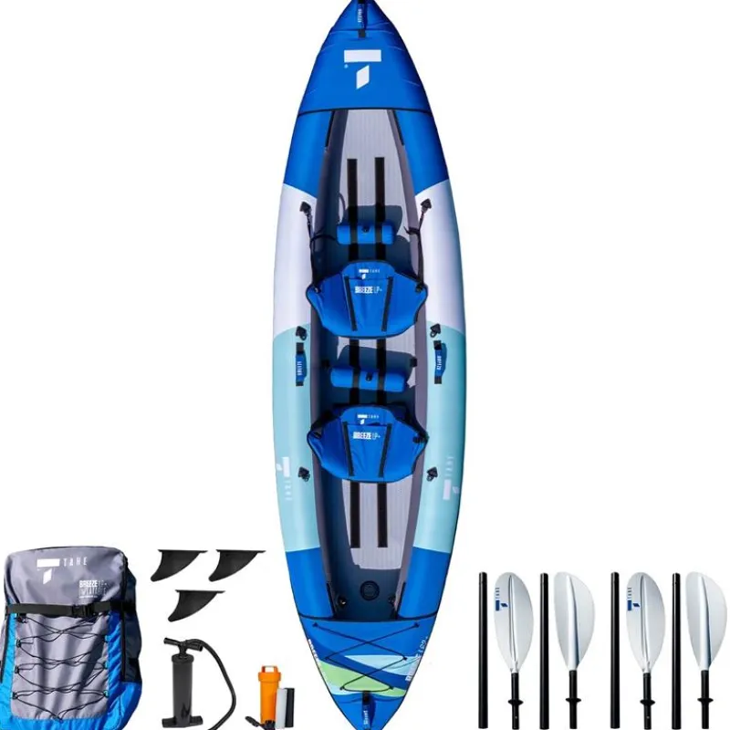 TAHE Canoës & Kayaks De Pêche^Kayak Gonflable Breeze Lp+ 2P