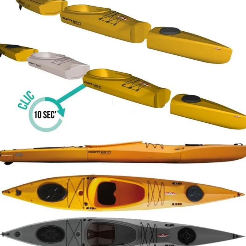 Point 65°N Canoës & Kayaks De Pêche^Kayak Modulable Mercury Gtx
