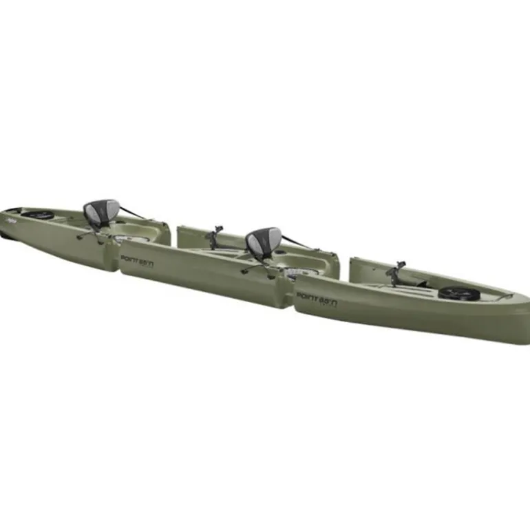 Kayak Point 65°N Mojito Angler Duo Sit-On-Top Modulable - Vert