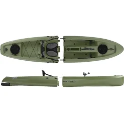 Point 65°N Canoës & Kayaks De Pêche^Kayak Mojito Angler Solo Sit-On-Top Modulable - Vert