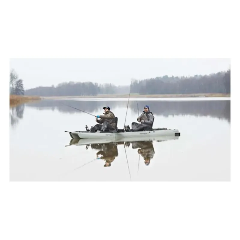 Point 65°N Canoës & Kayaks De Pêche^Kingfisher Duo Kayak De Pêche Modulable Deux Places - Vert Armée