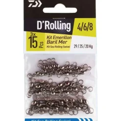 Daiwa Montage Ligne^Kit Emerillon Baril Mer