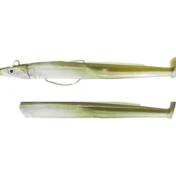 Fiiish Leurres Mer^Kit Leurre Souple Arme Combo Black Eel 110 + Tete Plombee Offshore
