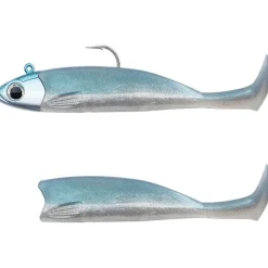 Fiiish Leurres Mer^Kit Leurre Souple Armé Combo Master Shad 100 + Tête Plombée Medium
