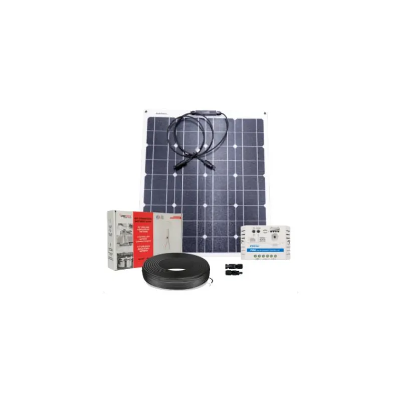 Eversol Equipements Bateau & Annexe|Bivouac^Kit Solaire Souple 12V 50W