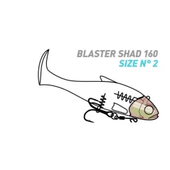 Leurre Souple Armé Fiiish Blaster Shad 160 - 16Cm