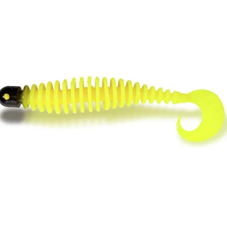 Leurre Souple Black Cat Curly Worm - 17Cm