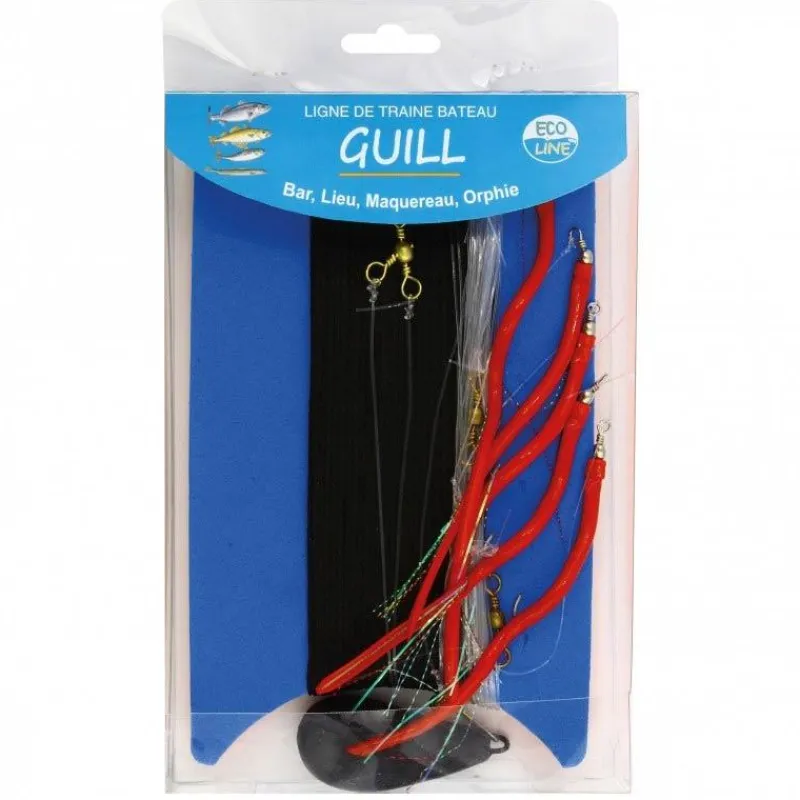 Flashmer Lignes Montées^Ligne De Traine Bateau Guill + Kit - Ecoline