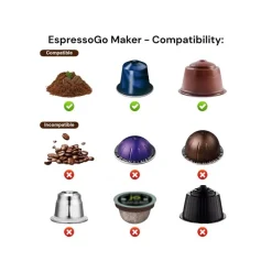 Holdcarp Bivouac^Machine À Café Espressogo Maker