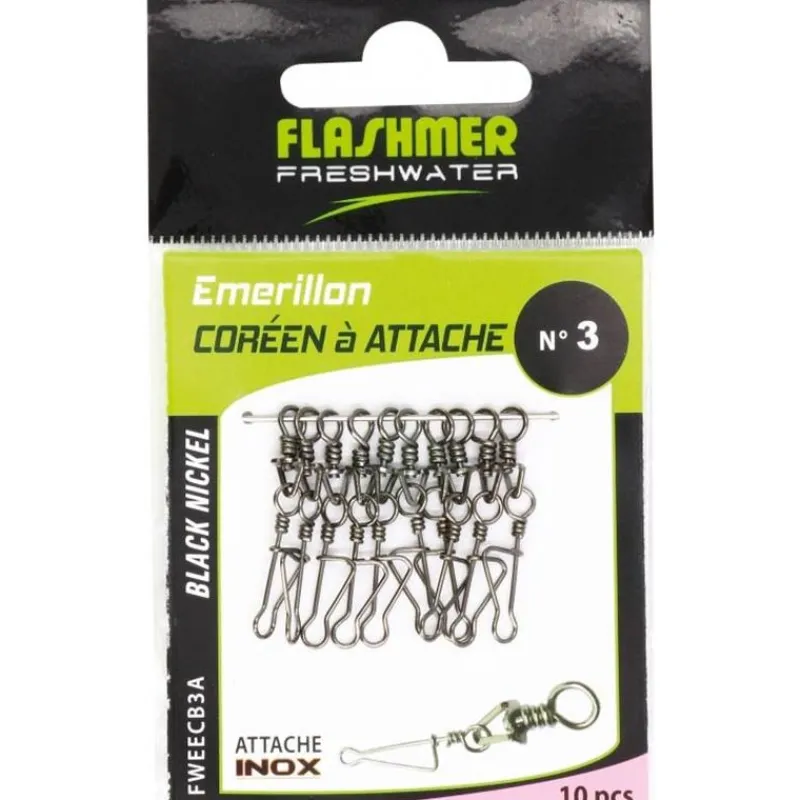 Flashmer Montage Ligne^Émerillon Coréen À Attache Bronzé Fw
