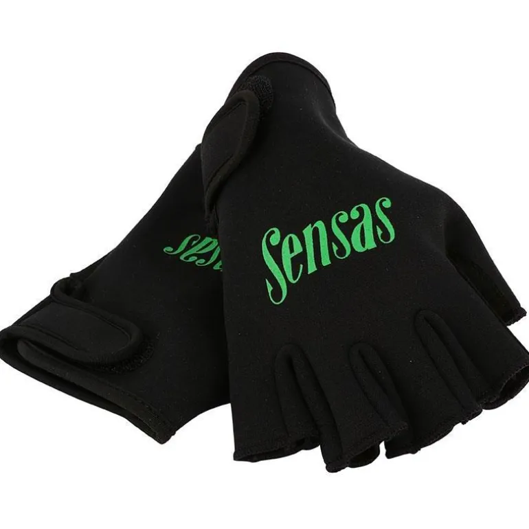 Mitaines Homme Sensas Neoprene Souple - Noir