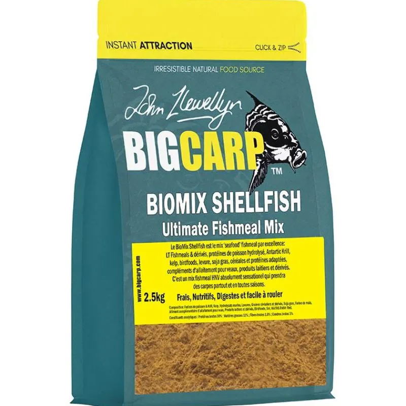 Big Carp Appâts Carpe^Mix À Bouillette Biomix Shellfish Mix