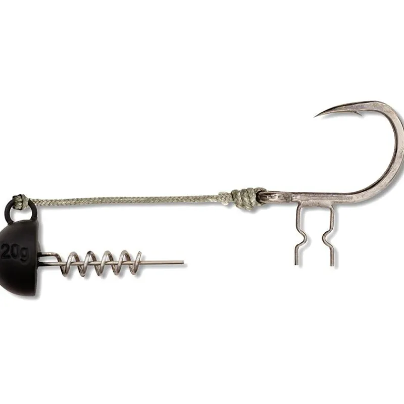 Black Cat Têtes Plombées Silure^Monture Shad Claw Rig