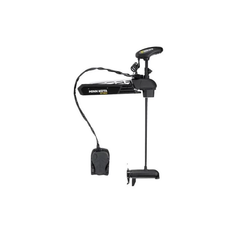Moteur Electrique Minn Kota Ultrex 112Lbs Gps Avec Pédale À Câble Micro Télécommande Et Sonde Intégrée Mdi+
