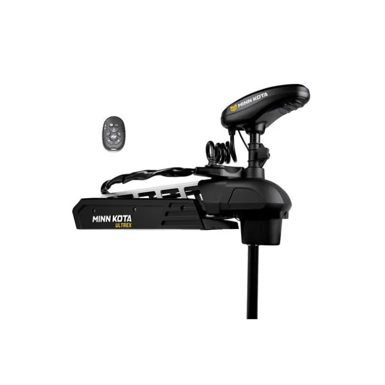 Moteur Electrique Minn Kota Ultrex 112Lbs Gps Avec Pédale À Câble Micro Télécommande Et Sonde Intégrée Dsc