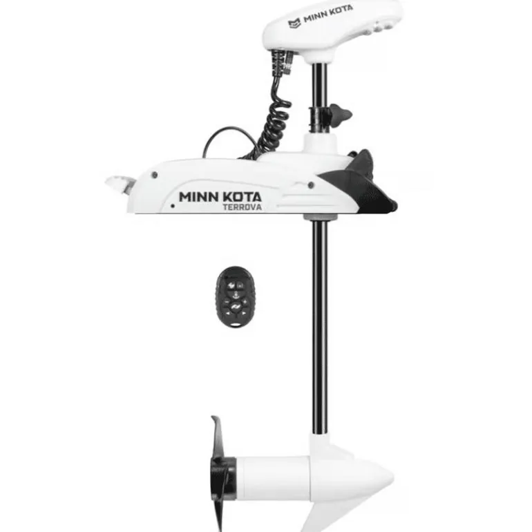 Moteur Éléctrique Minn Kota Riptide Terrova 55Gps 12V Mer Spécial Kayak Spotlock Arbre De 91Cm