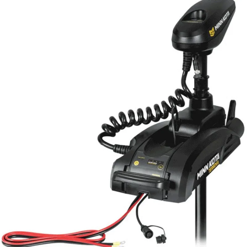 Minn Kota Moteurs Électriques Bateau|Canoës & Kayaks De Pêche^Moteur Éléctrique Terrova 55Gps 12V Spécial Kayak Spotlock Arbre De 91Cm
