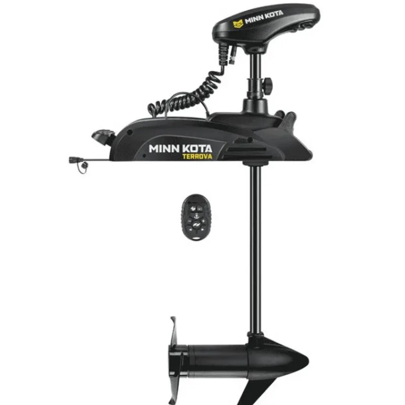 Minn Kota Moteurs Électriques Bateau|Canoës & Kayaks De Pêche^Moteur Éléctrique Terrova 55Gps 12V Spécial Kayak Spotlock Arbre De 91Cm
