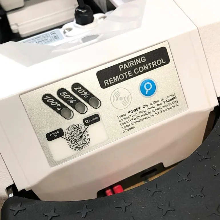 Moteur Électrique Haswing Cayman-B Gps 55Lbs Version 1.6 Plateforme Nouvelle Génération Blanc