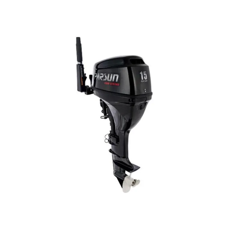 Moteur Thermique Parsun F15bws - 15Cv - Arbre Court Barre Franche Demarrage Electrique