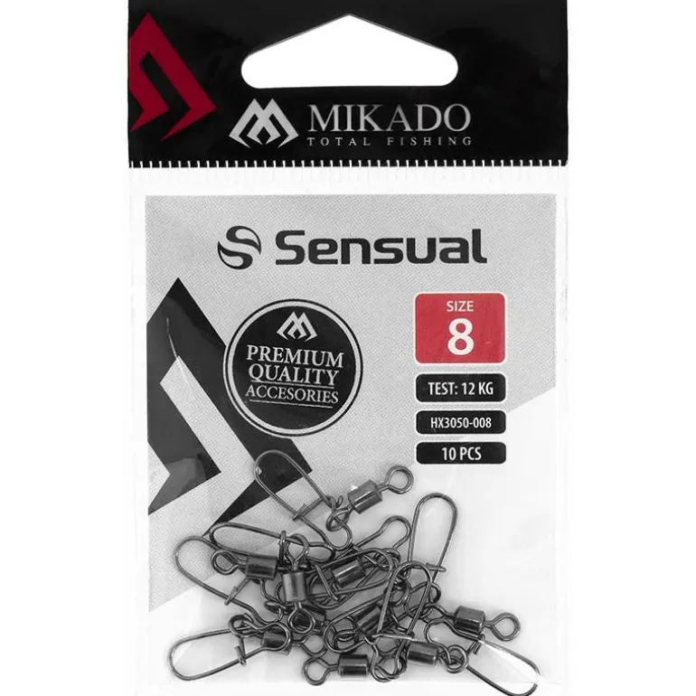Émérillon Agrafe Mikado Roller Swivel - With Fastlock Snap