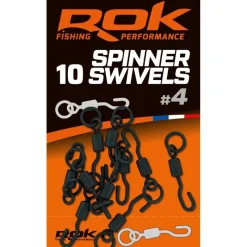 Rok Fishing Montages Carpe^Émérillon Spinner Swivel