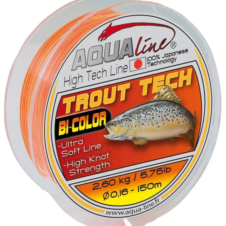 Nylon Aqualine Trout Tech Jaune Orange