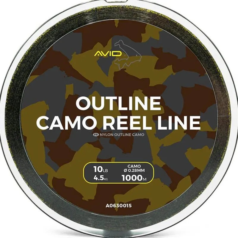 Avid Carp Fils - Tresses Carpe^Nylon Outline Camo Reel Line