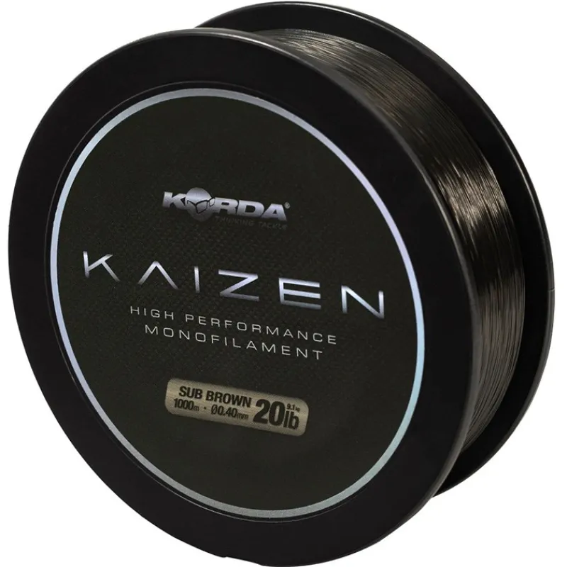 Korda Fils - Tresses Carpe^Nylon Carpe Kaizen Mono - Marron - 1000M