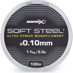 Fox Matrix Fils - Tresses Carpe^Nylon Soft Steel Ultra Power Monofilament - 100M