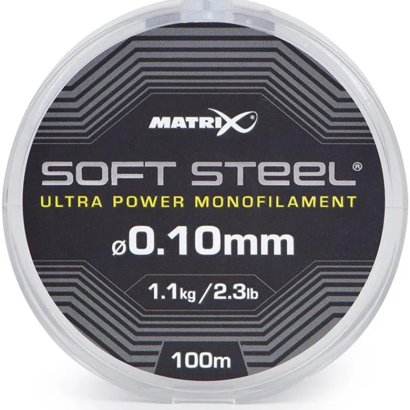 Fox Matrix Fils - Tresses Carpe^Nylon Soft Steel Ultra Power Monofilament - 100M