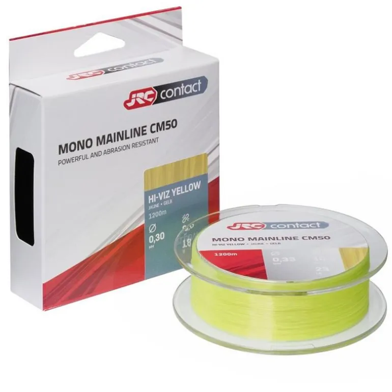 Nylon Jrc Contact Cm50 Hviz Yellow - 600M