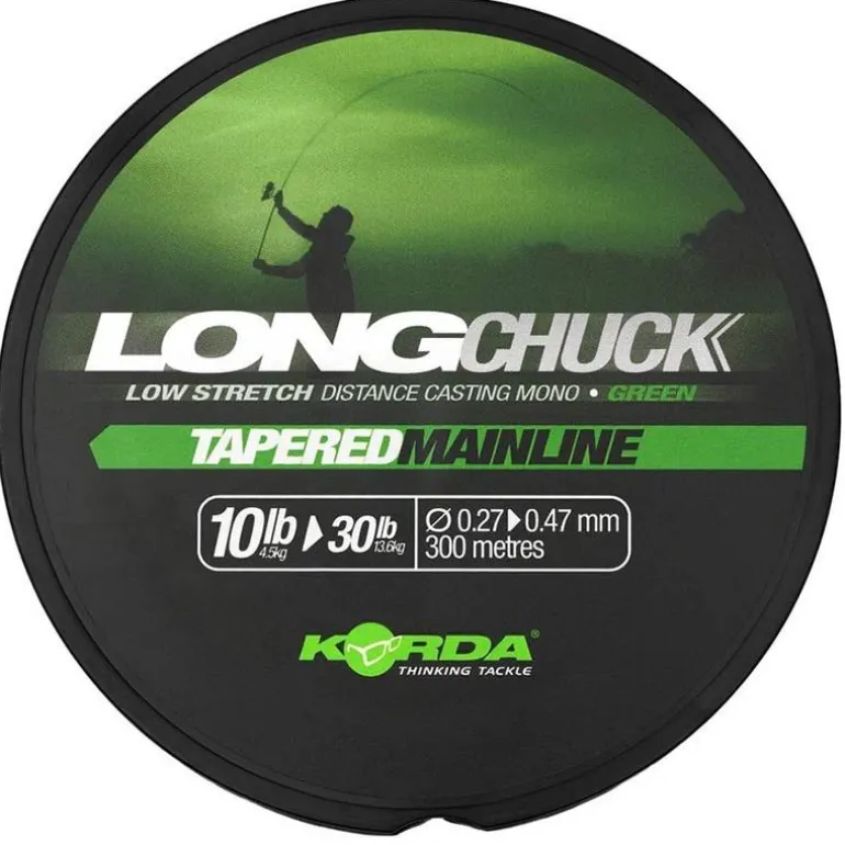 Nylon Korda Longchuck Tapered Mainline Green - 300M