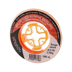 Devaux Fils Mouche^Nylon Mouche Nymphe Tiger Nymphe Bicolore - 100M