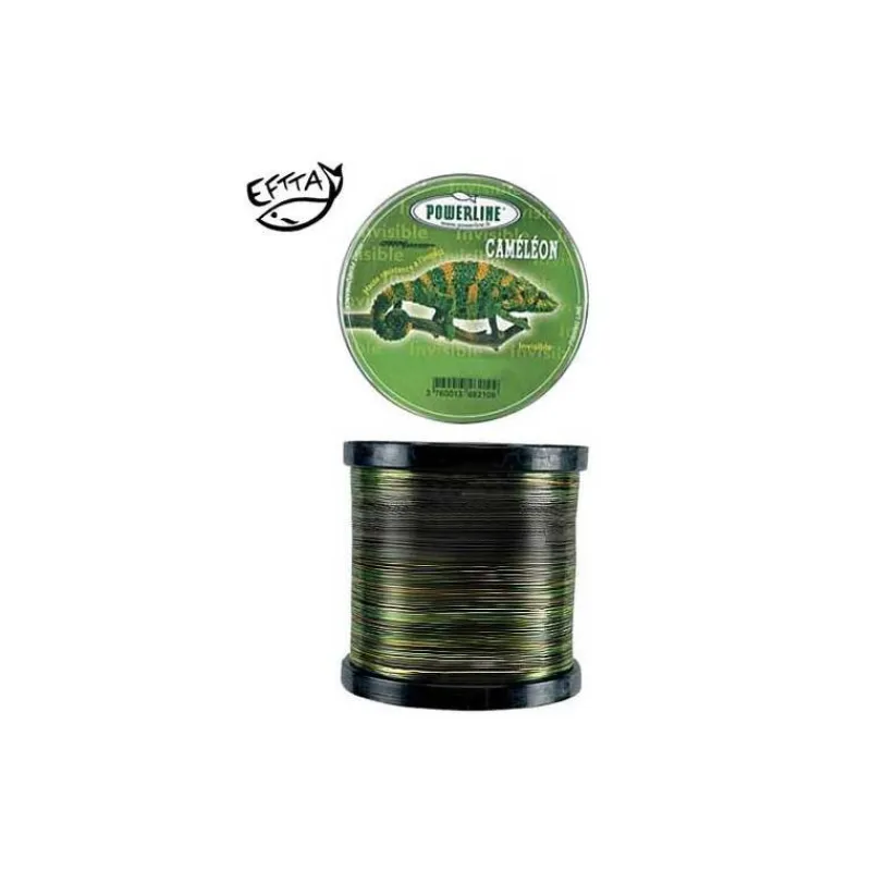 Powerline Fils - Tresses Carpe^Nylon Cameleon Vert 1000M
