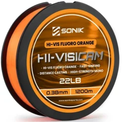 Nylon Sonik Hi-Visicam Orange - 1200M